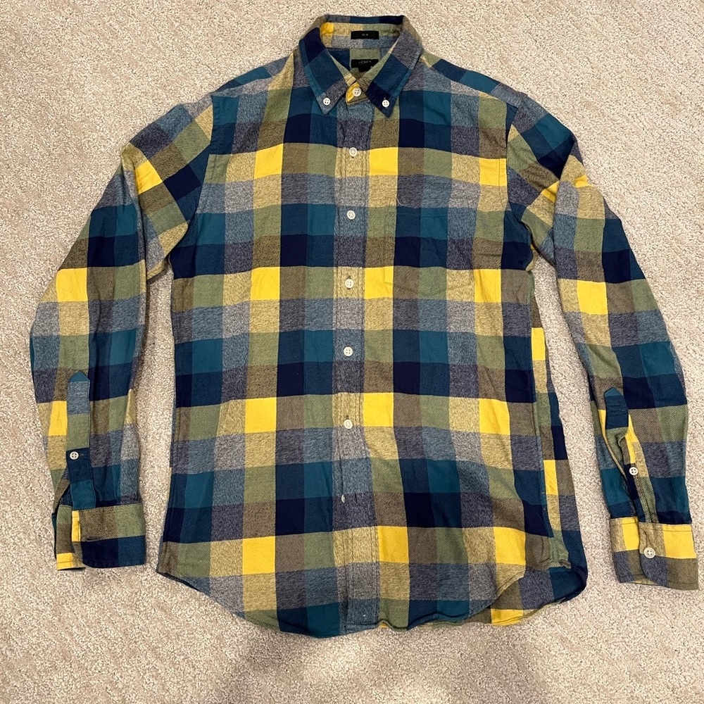 J. Crew flannel men’s size small